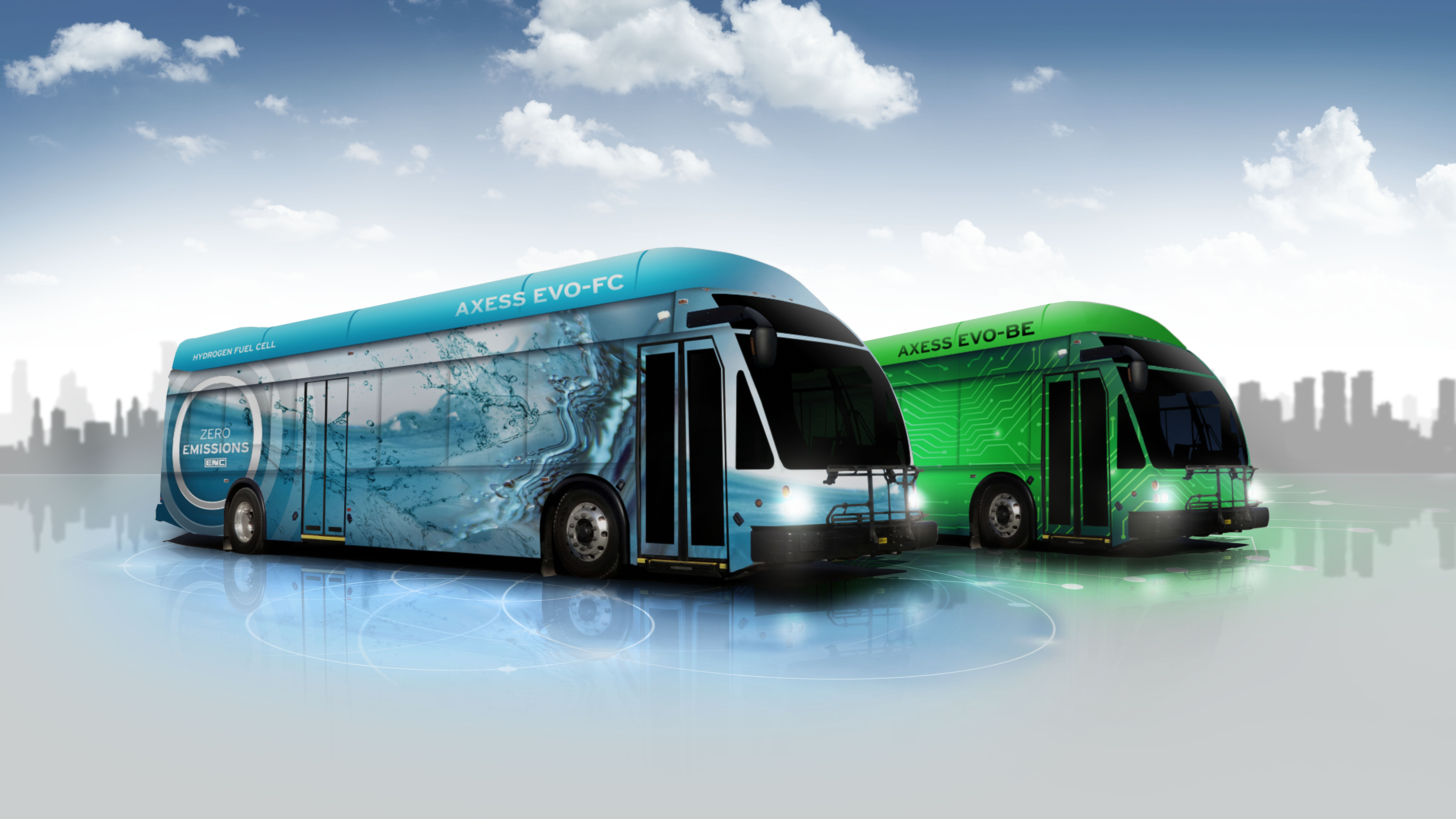 Electric drive solutions for ENC's next-generation zero emission transit buses